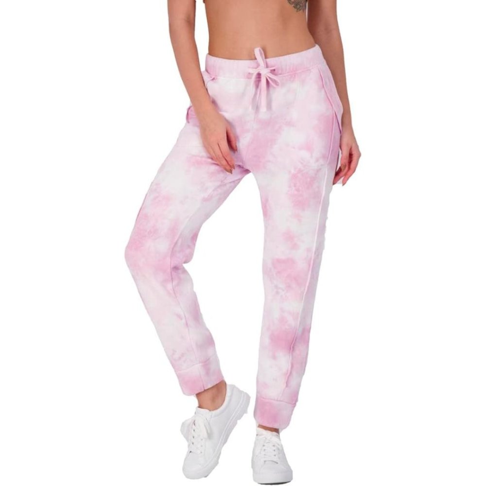 FREE PEOPLE Size Small Work it Out Joggers Tie Dye Pink